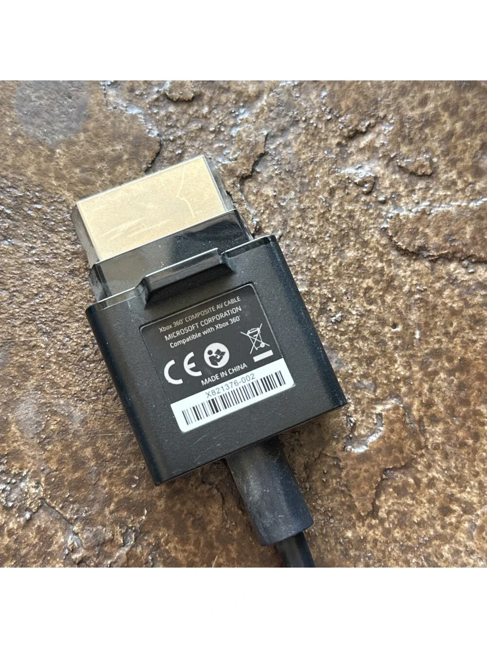 Genuine Official OEM Microsoft XBOX 360 S Slim Composite AV Audio Video Cable